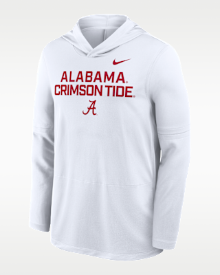 Мужские  Alabama Sideline Nike Dri-FIT College Long-Sleeve Hooded Top