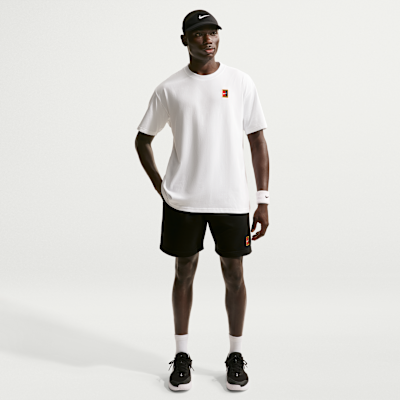NikeCourt Heritage Dri-FIT Fleece Erkek Tenis Şortu