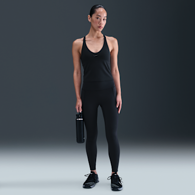 เสื้อกล้ามสปอร์ตบราผู้หญิงซัพพอร์ตระดับกลางเสริมฟองน้ำ Nike Universa