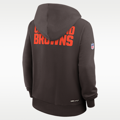 Cleveland Browns Sideline Women's Nike Dri-FIT NFL Pullover Hoodie