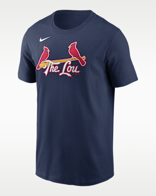 Мужская футболка St. Louis Cardinals City Connect Large Logo Nike MLB