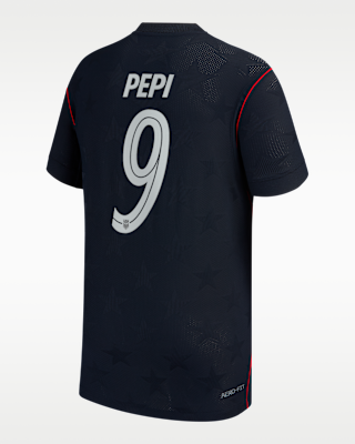 Детские джерси Ricardo Pepi USMNT 2026 Match Away Big Kids' Nike Aero-FIT Soccer Jersey