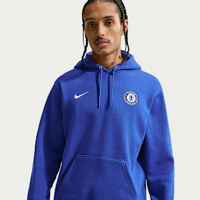 Nike Chelsea FC Club Nike Erkek Kapüşonlu Futbol Sweatshirt'ü