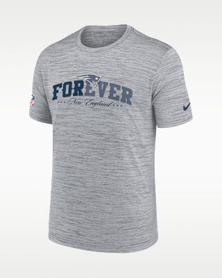 Мужская футболка New England Patriots Rivalries Collection Sideline Velocity Nike Dri-FIT NFL