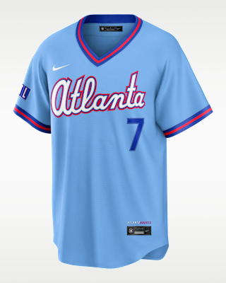 Мужские джерси Ha-Seong Kim Atlanta Braves City Connect Nike MLB Stadium Jersey