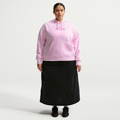 Nike Sportswear Club Fleece Women's Graphic Pullover Hoodie (Plus Size)