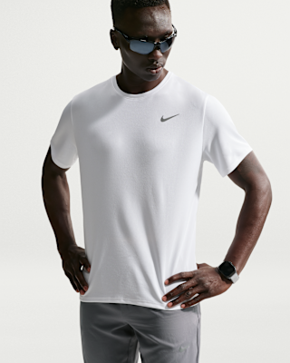 Мужские шорты Nike Miler Dri-FIT Short-Sleeve Top для бега