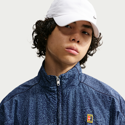 Nike Club Rules Oversize Tam Boy Fermuarlı Erkek Ceketi görsel 3
