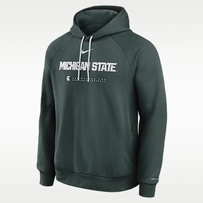 Michigan State Courtside Basketball Practice Men's Nike Dri-FIT Pullover Hoodie