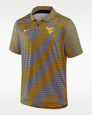 Мужские  West Virginia Tour Stripe Nike Dri-FIT College Polo