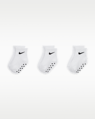 Детские носки Nike Baby Swoosh Ankle Gripper Socks (3-Pairs)