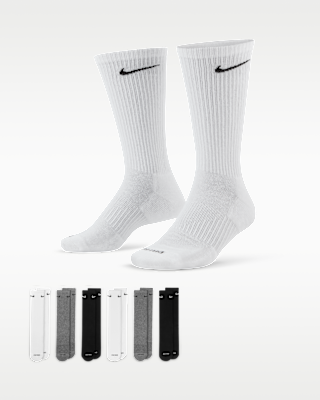 Unisex носки Nike Everyday Plus Cushioned Training Crew Socks (6 Pairs) для тренировок