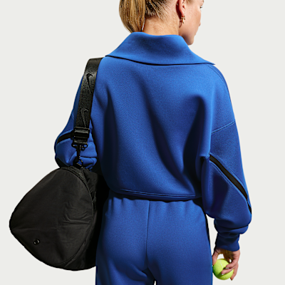 Nike Advantage Dri-FIT Tam Boy Fermuarlı Kadın Tenis Ceketi görsel 2