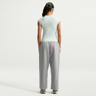 Nike Sportswear Chill Knit Sıkı Kesimli Kısa Kollu Fitilli Kadın Üstü görsel 5