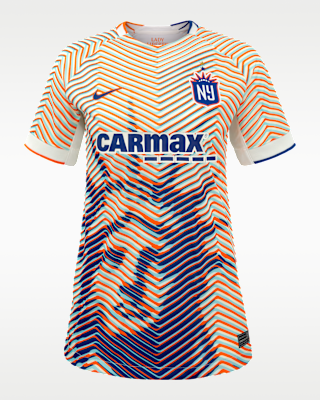 Женские джерси Gotham FC Stadium Away Nike Dri-FIT NWSL Replica Jersey