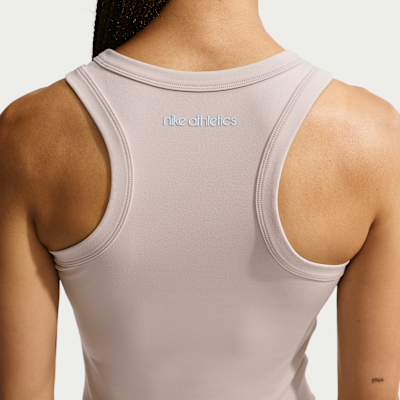 Nike One Fitted Dri-FIT Kadın Crop Atleti görsel 2
