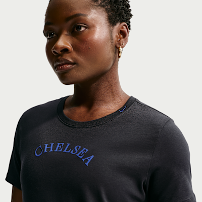Nike Chelsea FC Nike Kadın Futbol Tişörtü görsel 3