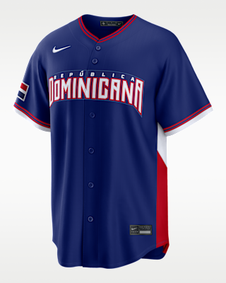 Мужские джерси Juan Soto Dominican Republic National Baseball Team 2026 World Baseball Classic Nike Stadium Jersey