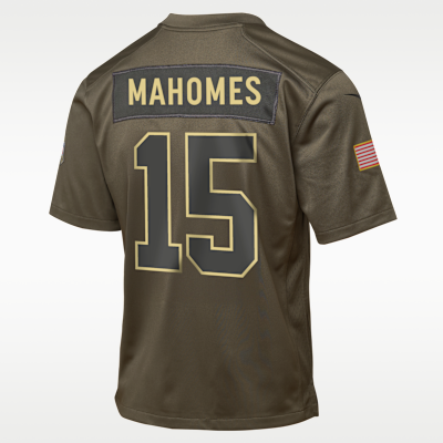 Patrick Mahomes Kansas City Chiefs Salute to Service Big Kids’ Nike NFL Game Jersey
