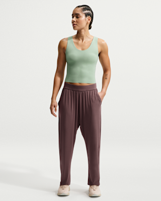 Женские  Nike Zenvy Loose Mid-Rise Pants