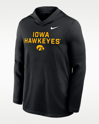 Мужские  Iowa Sideline Nike Dri-FIT College Long-Sleeve Hooded Top