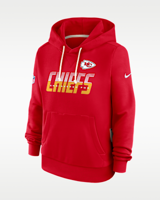Женское худи Kansas City Chiefs Sideline Standard Issue Nike Dri-FIT NFL Pullover Hoodie