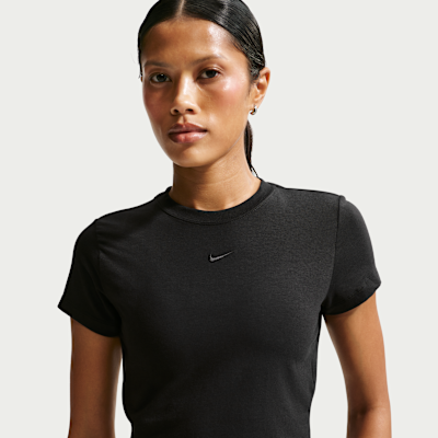 Женские футболки Nike Sportswear Chill Knit Women's Cropped T-Shirt