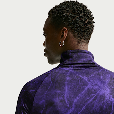 Nike FC Barcelona Strike Deplasman Kobe Dri-FIT Örgü Erkek Futbol Maç Öncesi Antrenman Üstü görsel 2