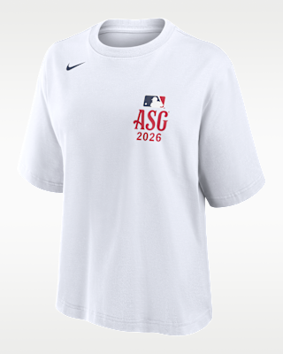 Женская футболка 2026 All-Star Game Arch Logo Boxy Nike MLB
