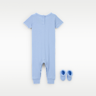 Nike Baby Rib Knit Romper and Socks Set