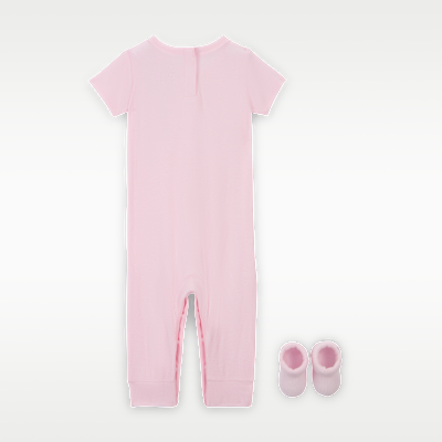 Nike Baby Rib Knit Romper and Socks Set