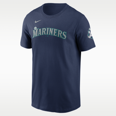 Playera Nike de la MLB para hombre Cal Raleigh Seattle Mariners