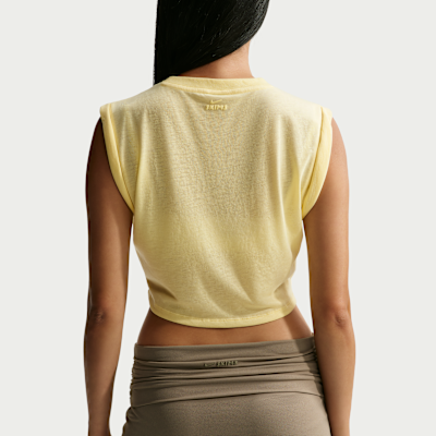 Топ женский Nike Skims Performance Cotton Blend Cropped Twist Tank Top, фото 2