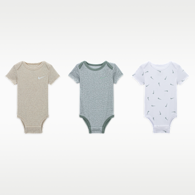 Nike E1D1 Baby Mix and Match Bodysuits (3-Pack)