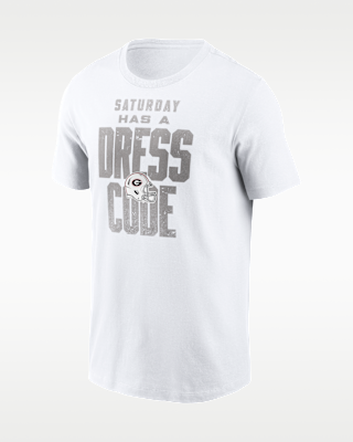 Мужская футболка Georgia 2026 White Out Dress Code Nike College