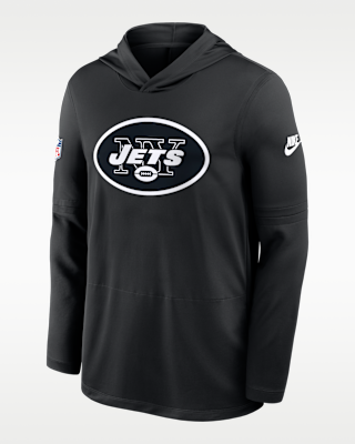 Мужские  New York Jets Pass Accuracy Nike Dri-FIT NFL Long-Sleeve Hooded Top