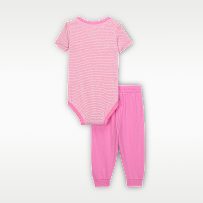 Nike Baby Striped Bodysuit and Joggers Set