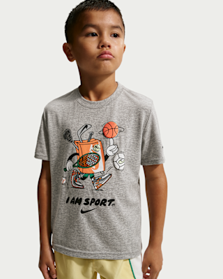 Детская футболка Nike Little Kids' "I Am Sport" Boxy Graphic