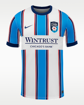 Мужские джерси Chicago Stars Stadium Edition Nike Dri-FIT Replica Jersey