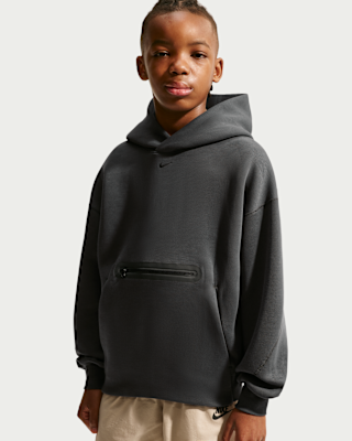 Детское худи Nike Sportswear Tech Fleece Big Kids' (Boys') Oversized Pullover Hoodie