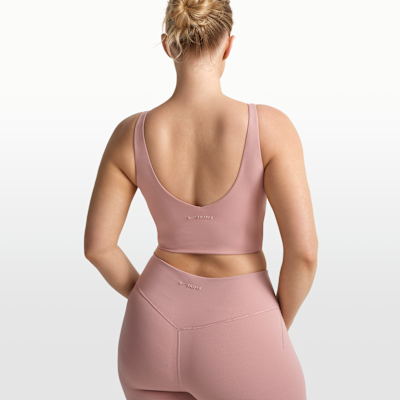 NikeSKIMS Matte Women's V-Neck Long-Line Bra