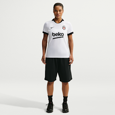 Nike Beşiktaş J.K. 2026/27 İç Saha Nike Dri-FIT Kadın Futbol Taraftar Forması görsel 4