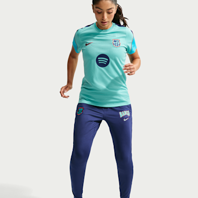 Nike FC Barcelona Strike Üçüncü Nike Dri-FIT Örgü Kadın Futbol Eşofman Altı görsel 4