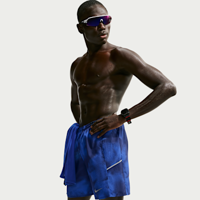 Nike Miler Dri-FIT 18 cm Slip Astarlı Baskılı Erkek Koşu Şortu görsel 2