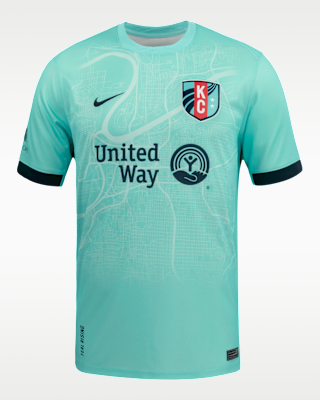 Мужские джерси Temwa Chaŵinga KC Current 2025 Stadium Away Nike Dri-FIT NWSL Replica Jersey
