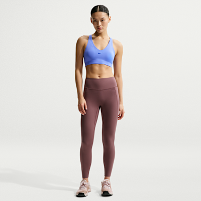 Nike Universa Orta Destekli Pedli Kadın Spor Sütyeni görsel 4