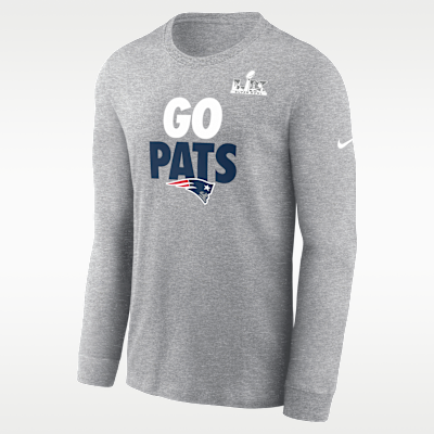 New England Patriots 2026 AFC Champions Fast As Fast Gets Men's Nike NFL Long-Sleeve T-Shirt