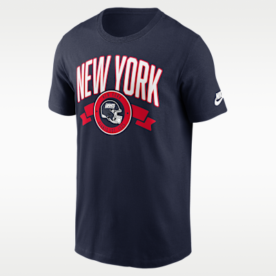Playera Nike de la NFL para hombre New York Giants Rewind Front And Back Hit Essential
