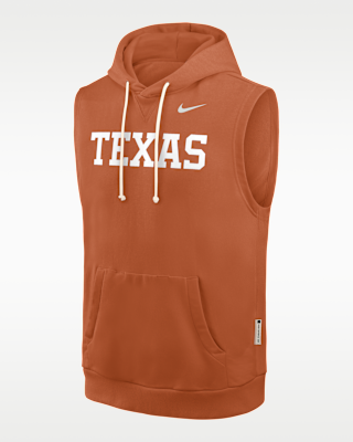 Мужское худи Texas Sideline Nike Dri-FIT College Sleeveless Pullover Hoodie