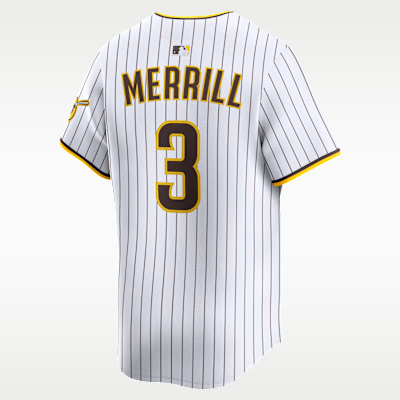 Jersey Nike Dri-FIT ADV de la MLB Limited para hombre Jackson Merrill San Diego Padres